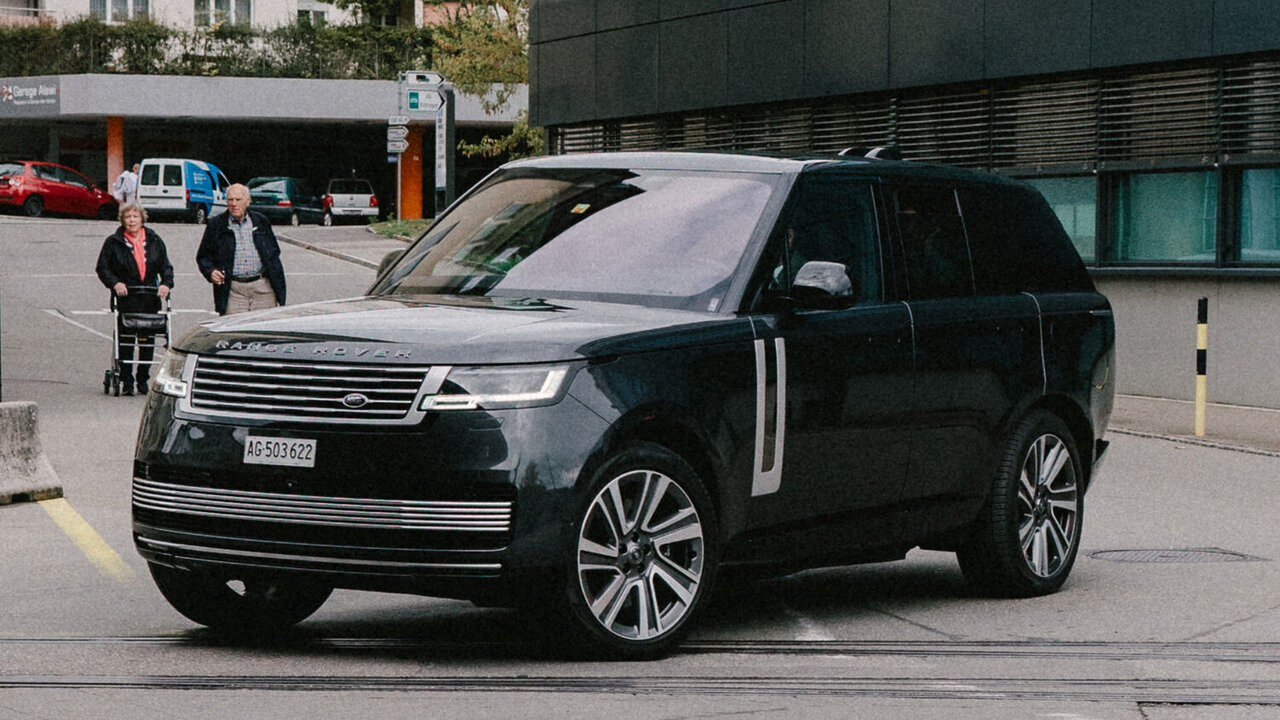 Range Rover in Fahrt