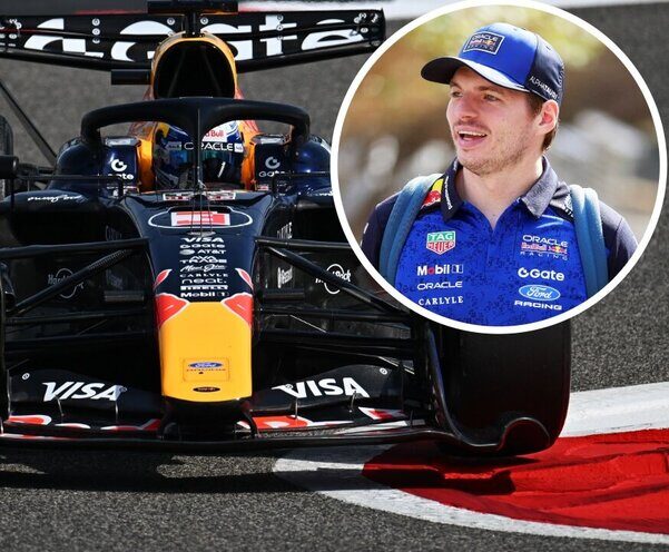 Max Verstappen ist derzeit für Testfahrten in Bahrain. Bild: Red Bull Racing