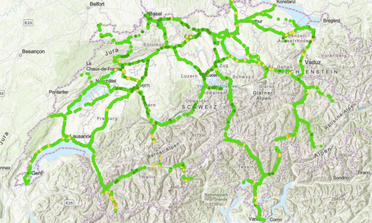 Kunstbauten Astra Karte