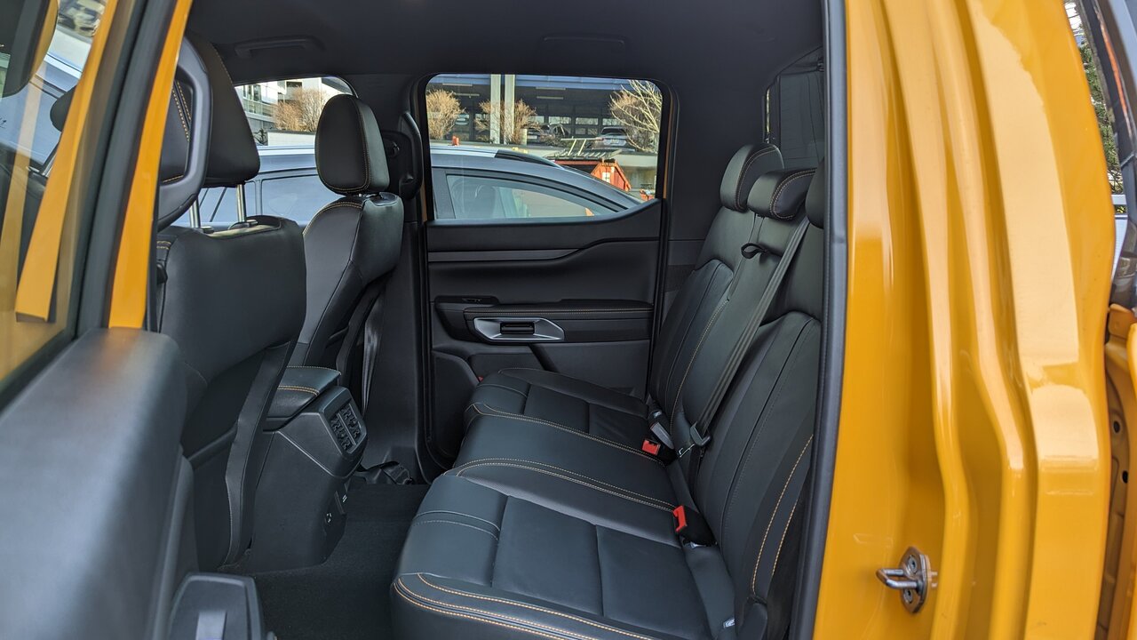 Rücksitze im Ford Ranger Wildtrak