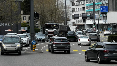 Blitzer auf Kreuzung Gstühl in Baden. Bild Salvatore Iuliano