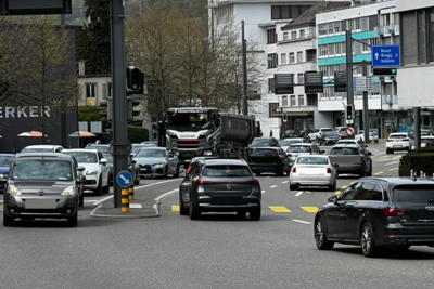 Blitzer auf Kreuzung Gstühl in Baden. Bild Salvatore Iuliano