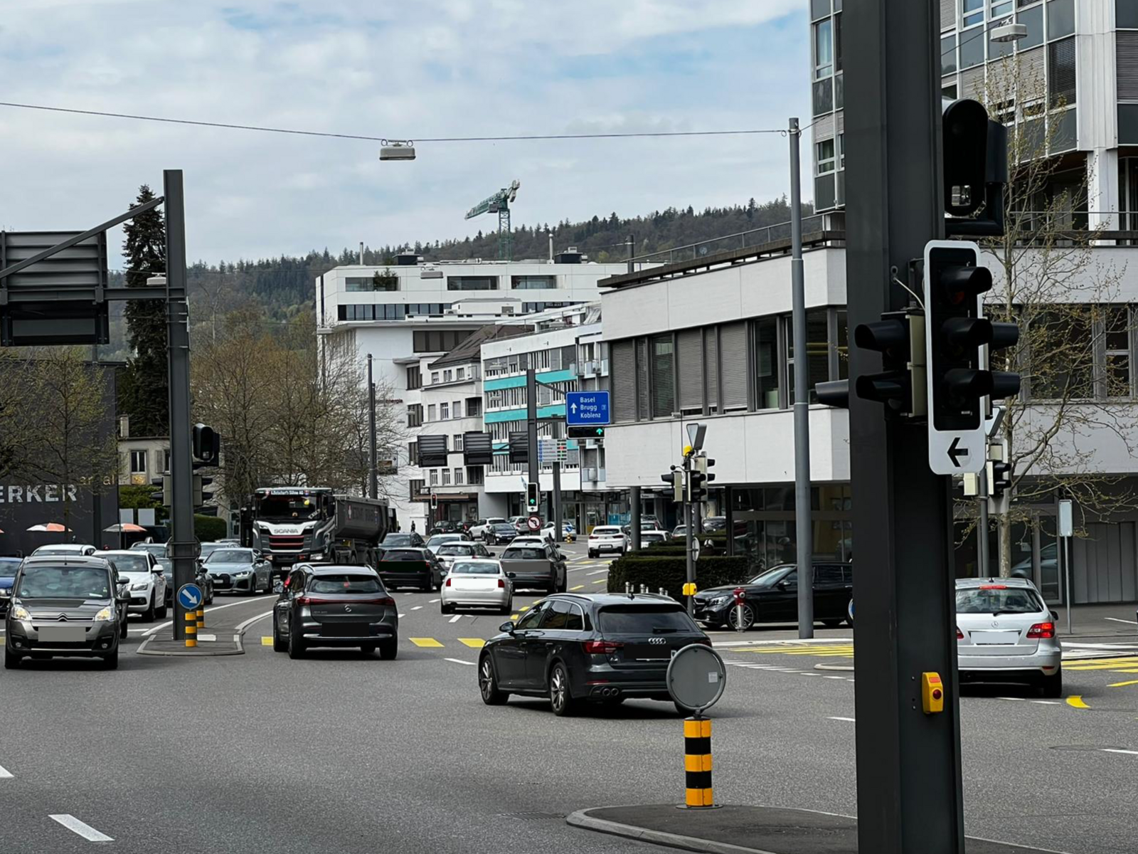 Blitzer auf Kreuzung Gstühl in Baden. Bild Salvatore Iuliano