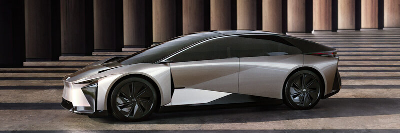 Die Lexus-Studie LF-ZC von vorne