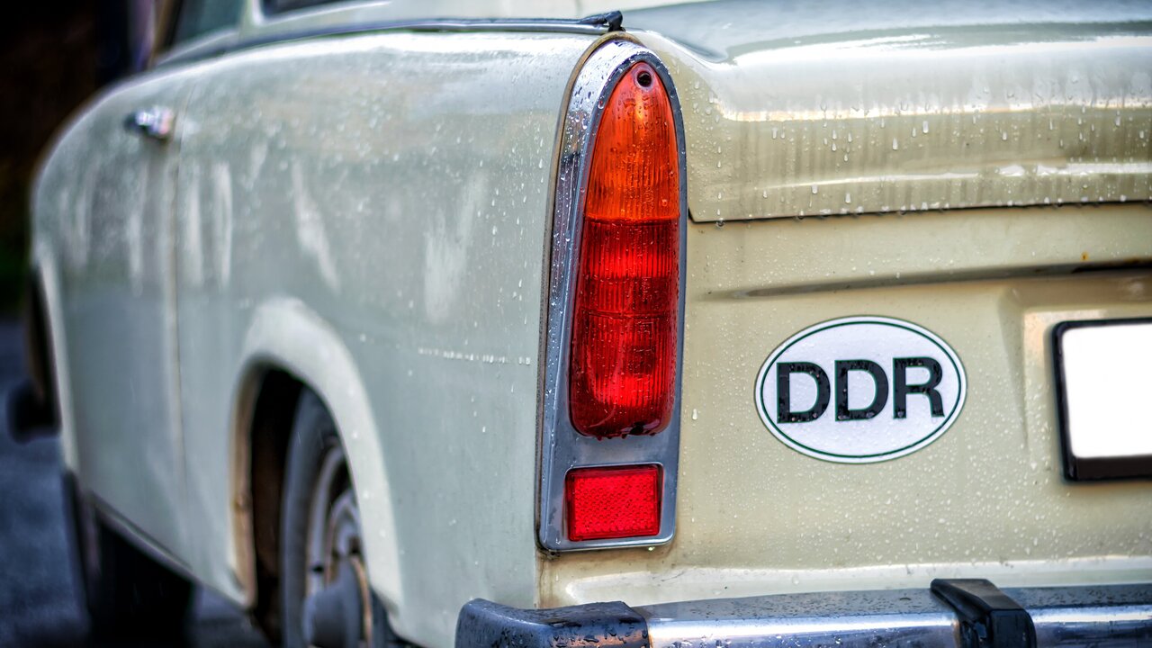 Ein Trabant der DDR. Ein Trabant der DDR.