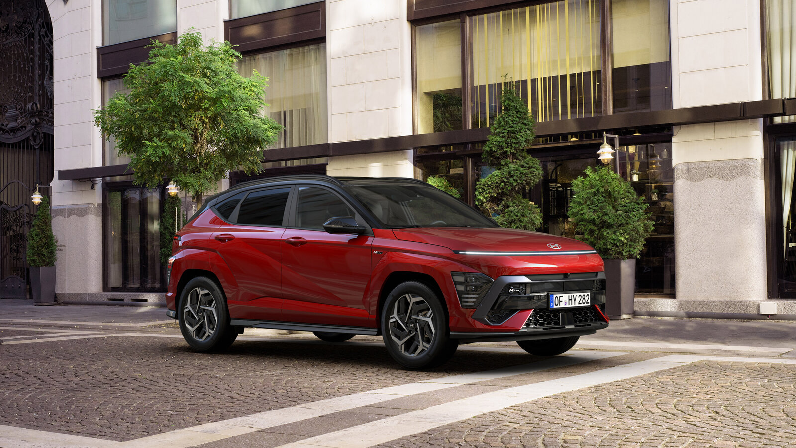 Hyundai Kona in der Stadt