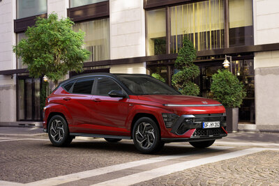 Hyundai Kona in der Stadt