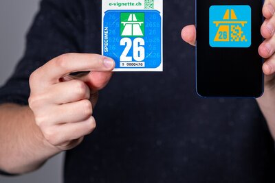 Klebe- und E-Vignette für 2026