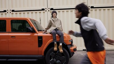 Mutiges Produkt aus China: Der coole, chinesische Elektro-SUV iCar V23, welcher zuerst in Grossbritannien auf den Markt kommt. Bild: icarglobal.com