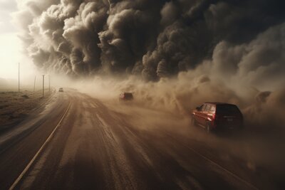 Statt unnötige Weltuntergang-Gadgets mitzuschleppen, empfiehlt es sich, im Kofferraum oder auf der Ladefläche zwei grosse 200-Liter-Kunststofftanks zu platzieren. Bild: Freepik