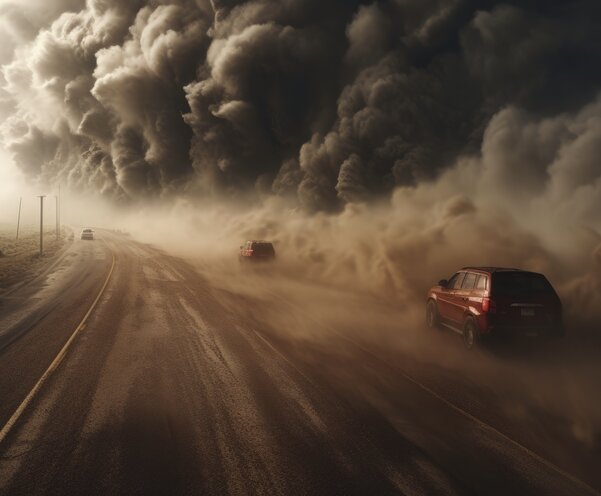 Statt unnötige Weltuntergang-Gadgets mitzuschleppen, empfiehlt es sich, im Kofferraum oder auf der Ladefläche zwei grosse 200-Liter-Kunststofftanks zu platzieren. Bild: Freepik