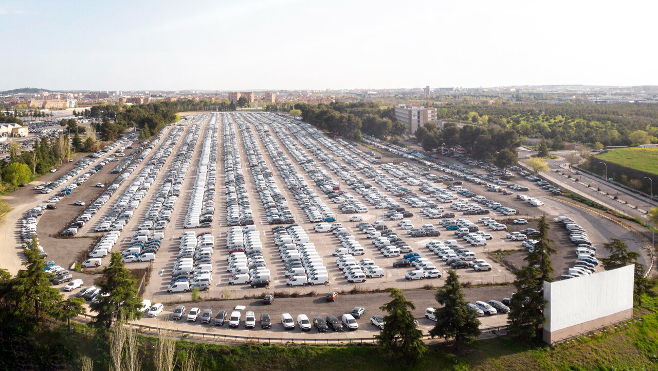 geparkte Autos
