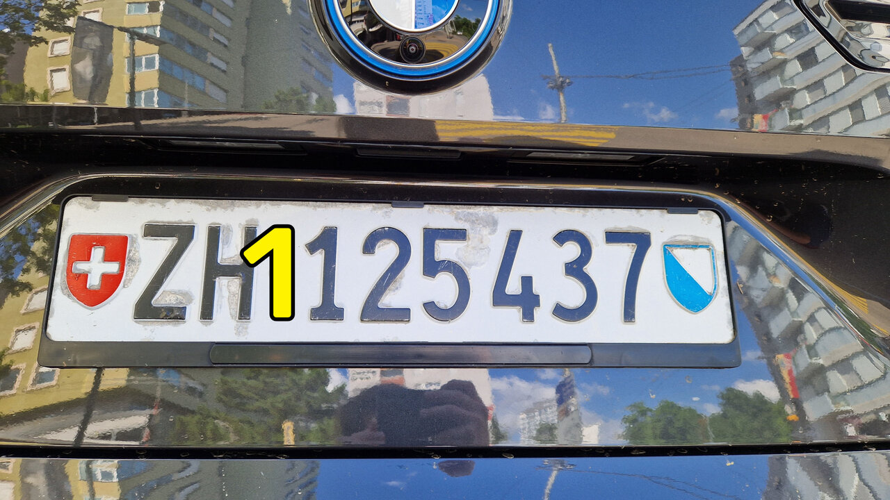 Symbolbild für die Autonummer ZH 1'000'000
