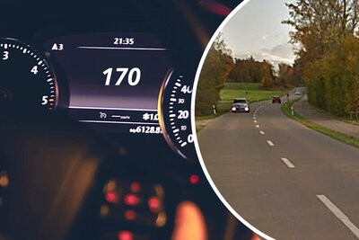 Auf der Überlandstrasse rund um den Greifensee im Kanton Zürich war der 21-Jährige mit 170 Stundenkilometern unterwegs. Bild: freepik, Google Maps. 