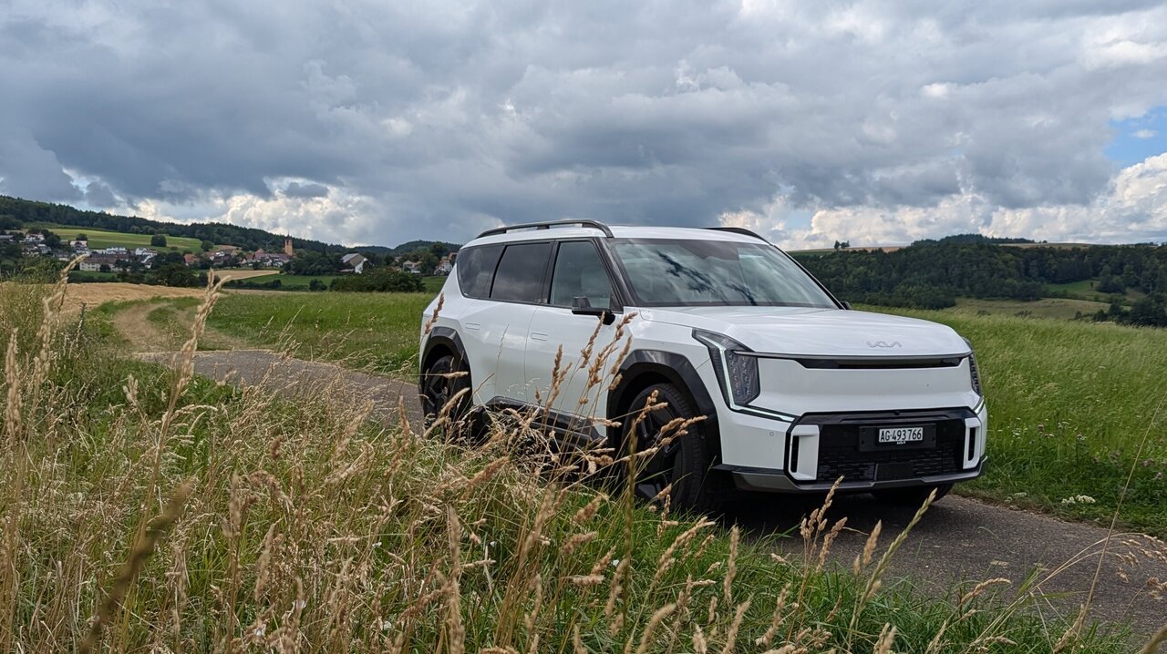 Kia EV9 von vorne