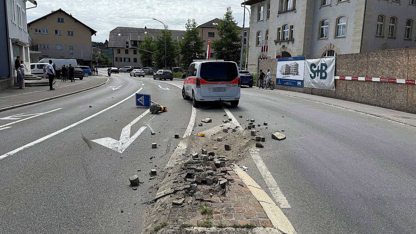 Unfall in Menziken