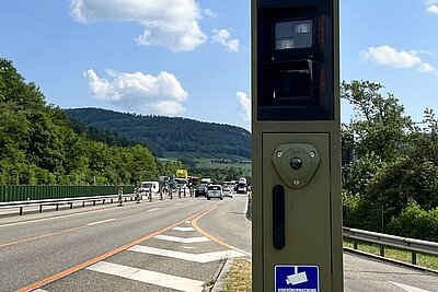 Radaranlage bei A2 in Kanton BL