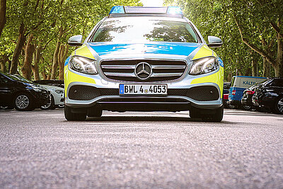 deutsches Polizeiauto