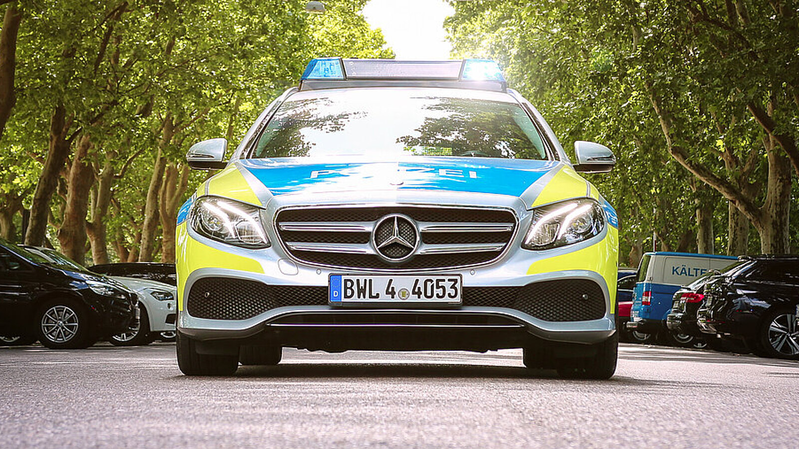 deutsches Polizeiauto