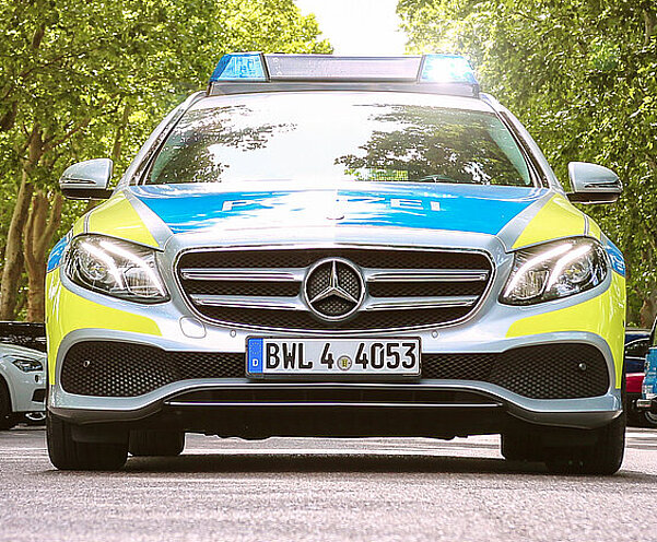 deutsches Polizeiauto