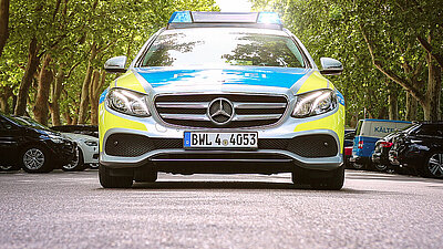 deutsches Polizeiauto