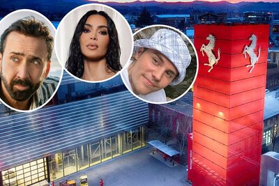 Ferrari-Werk und die Promis Nicolas Cage, Kim Kardashian und Justin Bieber