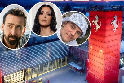 Ferrari-Werk und die Promis Nicolas Cage, Kim Kardashian und Justin Bieber
