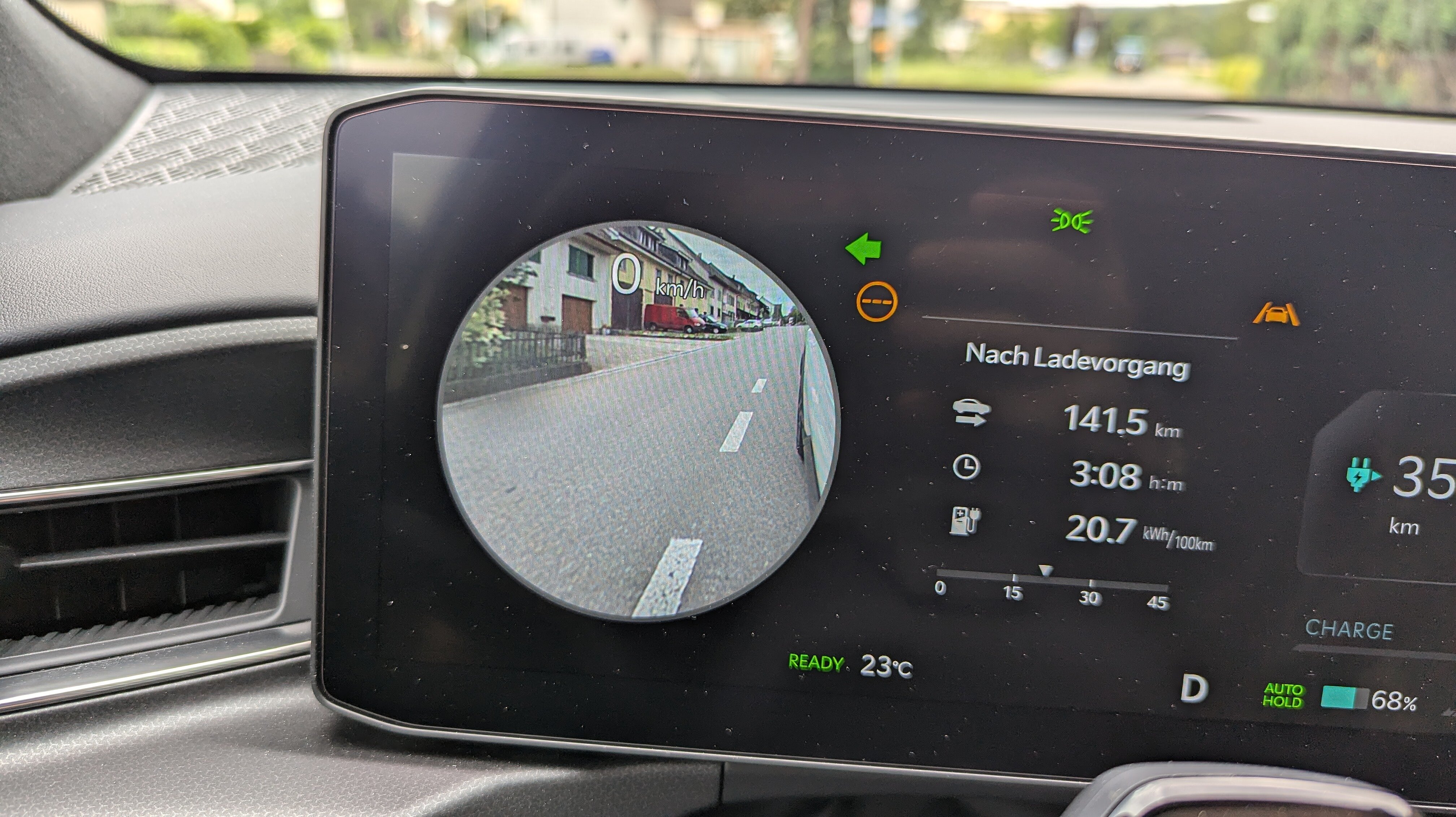 Totwinkelanzeige im Kia EV9
