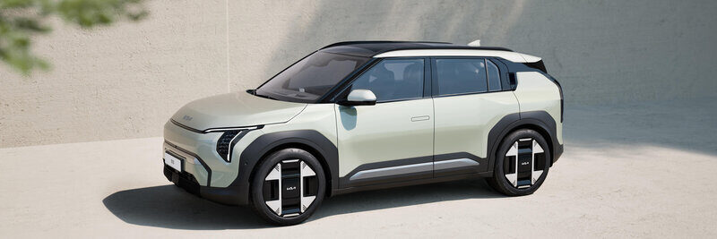 Kia EV3 von der Seite