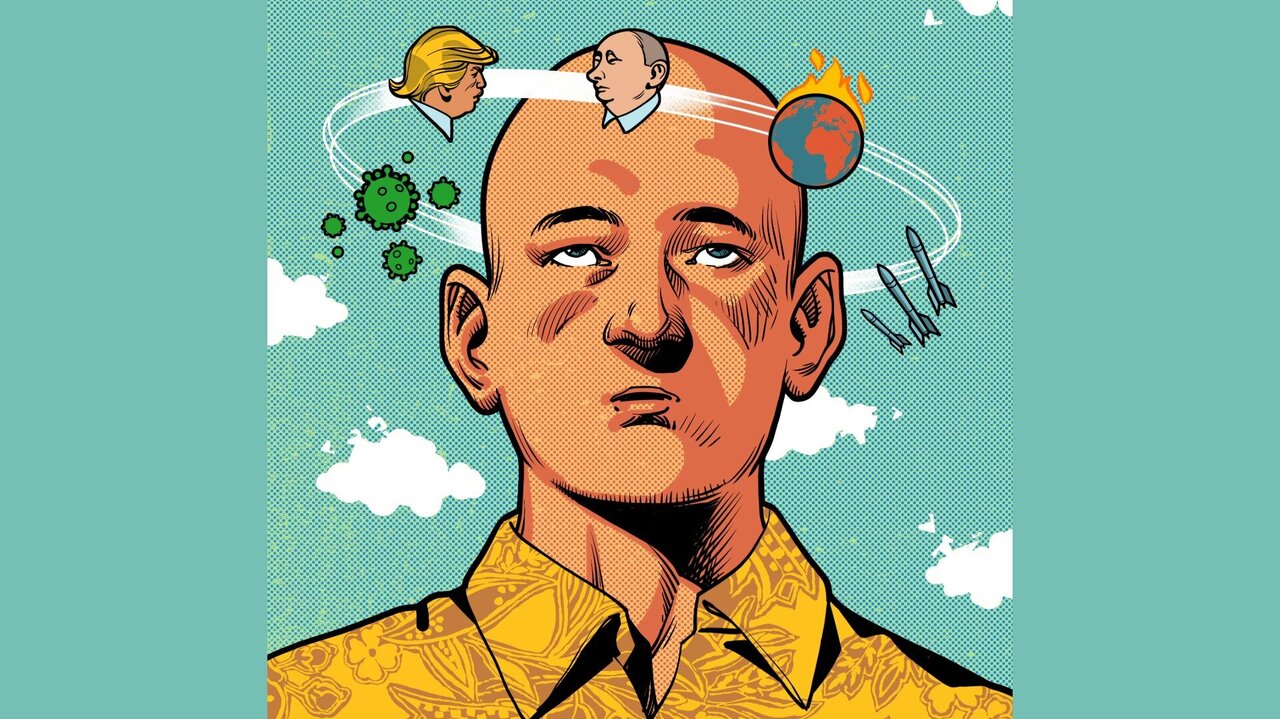 Illustration eines verwirrten Kopfes