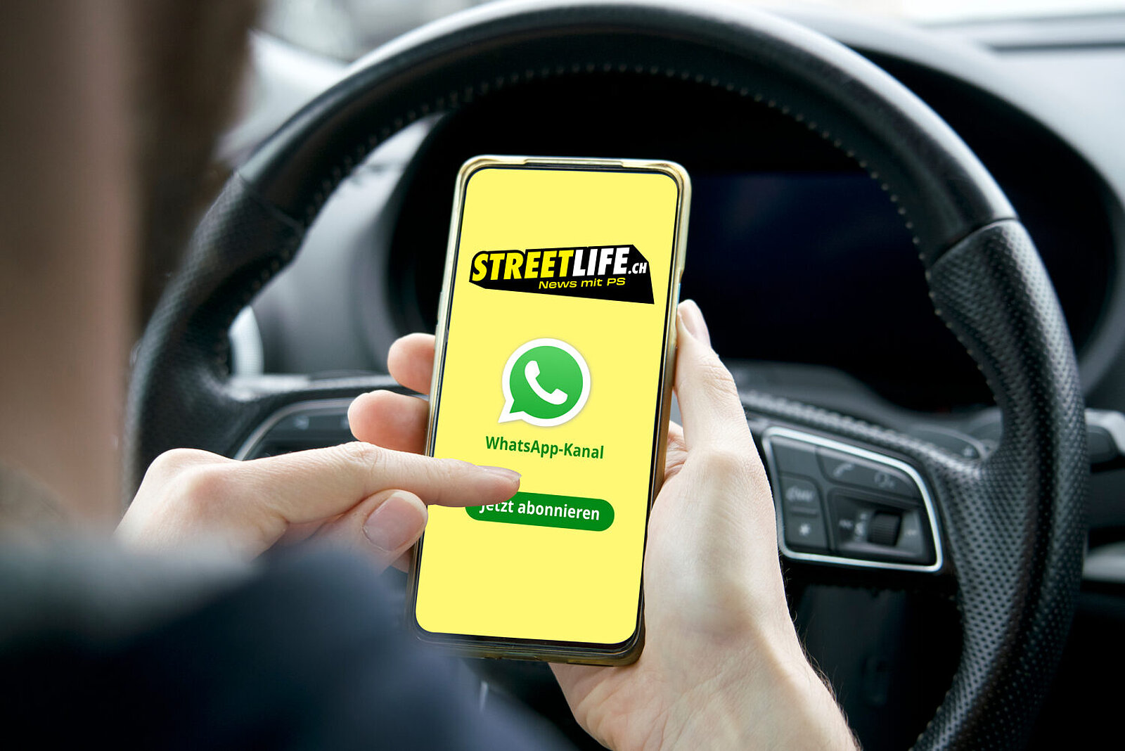 Abonnieren und täglich News rund um Mobilität und Verkehr checken: der neue Whatsapp-Kanal von STREETLIFE.