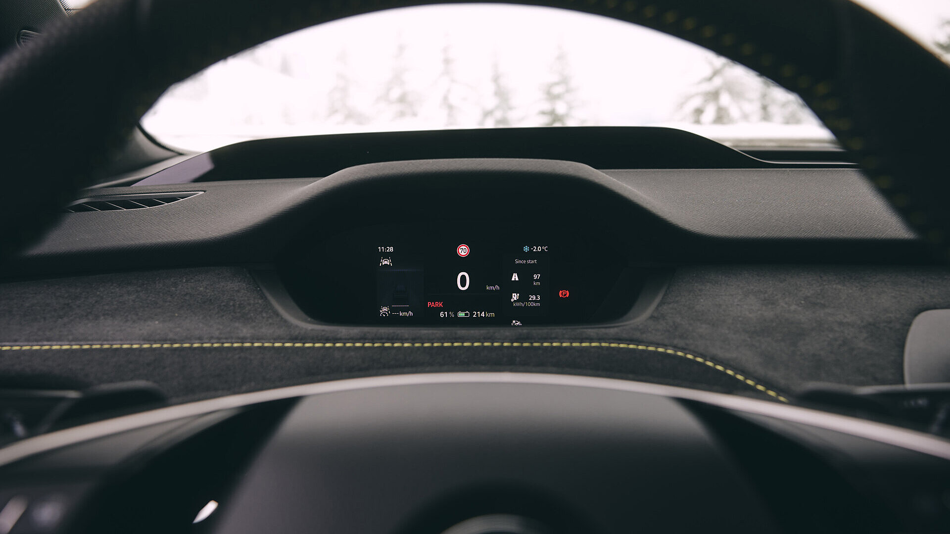 Armaturenbrett im Skoda Enyaq RS