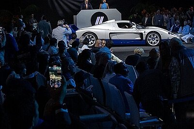 Der Stradale erzielte an der Monterey Car Week einen Rekordpreis von 5,2 Millionen US-Dollar. Das entspricht umgerechnet nach Tageskurs einem Wert von 4,2 Millionen Franken. Bild: Andrew Miterko/Broad Arrow Auctions.