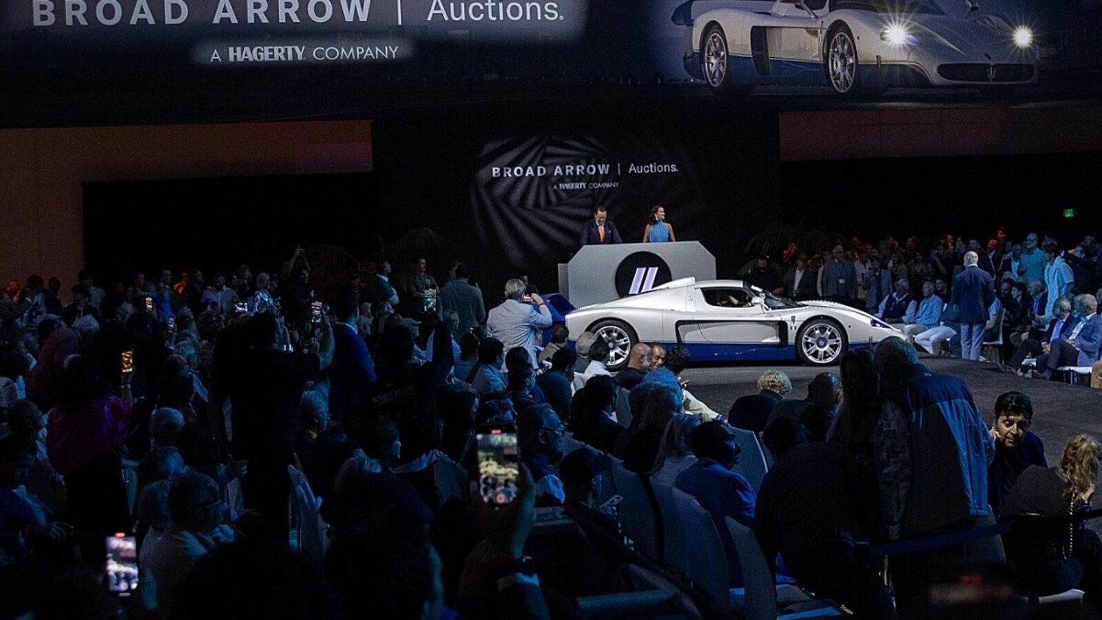 Der Stradale erzielte an der Monterey Car Week einen Rekordpreis von 5,2 Millionen US-Dollar. Das entspricht umgerechnet nach Tageskurs einem Wert von 4,2 Millionen Franken. Bild: Andrew Miterko/Broad Arrow Auctions.
