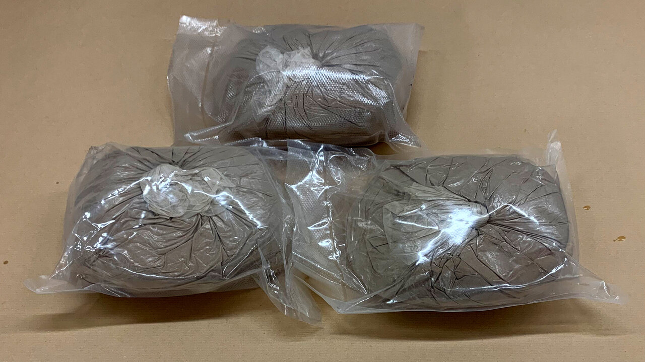 In Beutel abgepacktes Haschisch