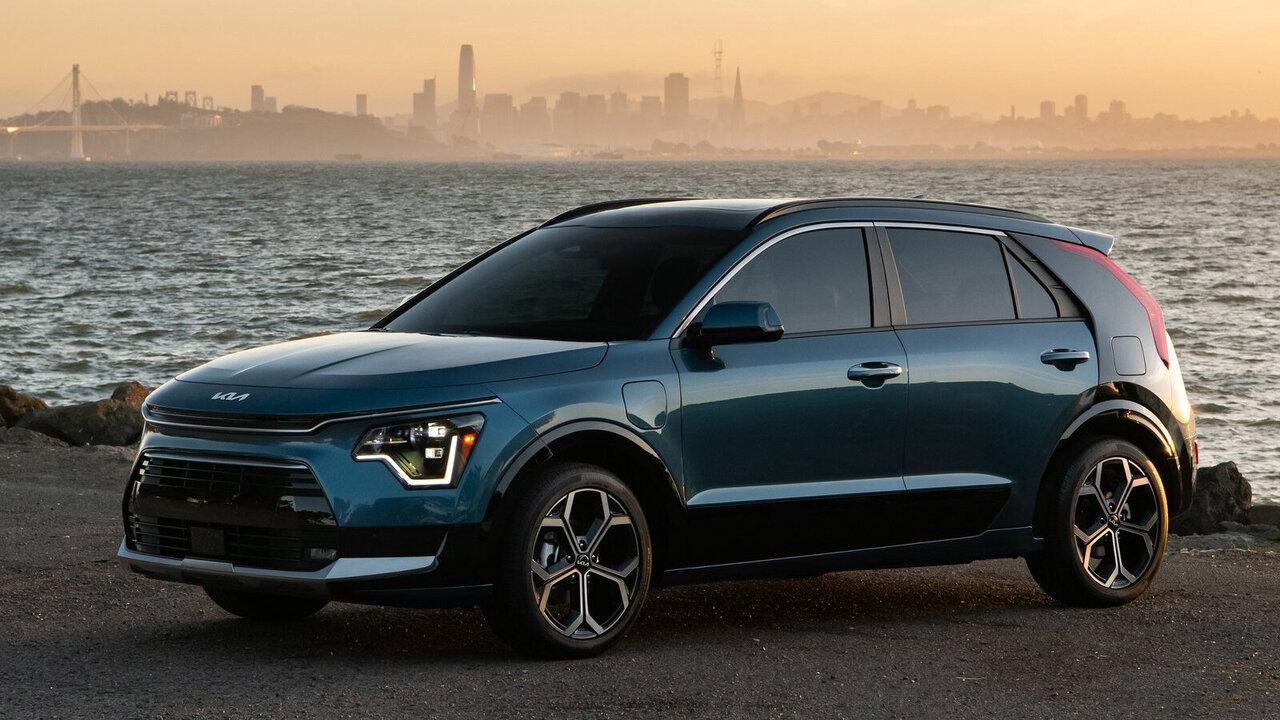 Kia Niro EV an der Küste