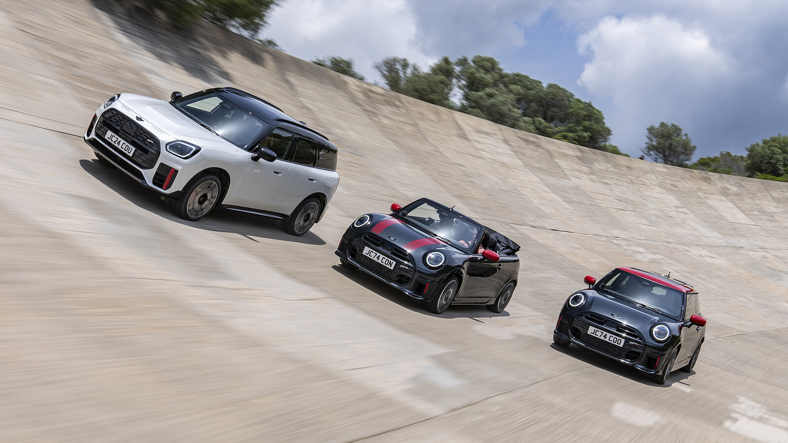 Mini Countryman, Mini Cabrio und Mini Dreitürer