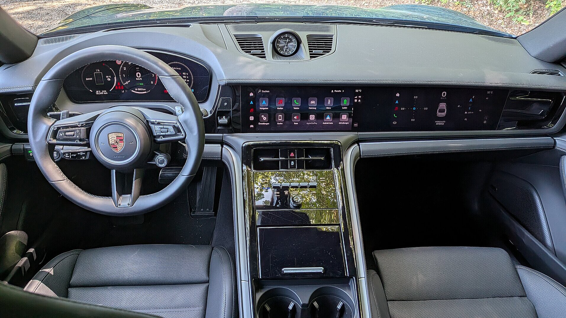Cockpit im Porsche Panamera