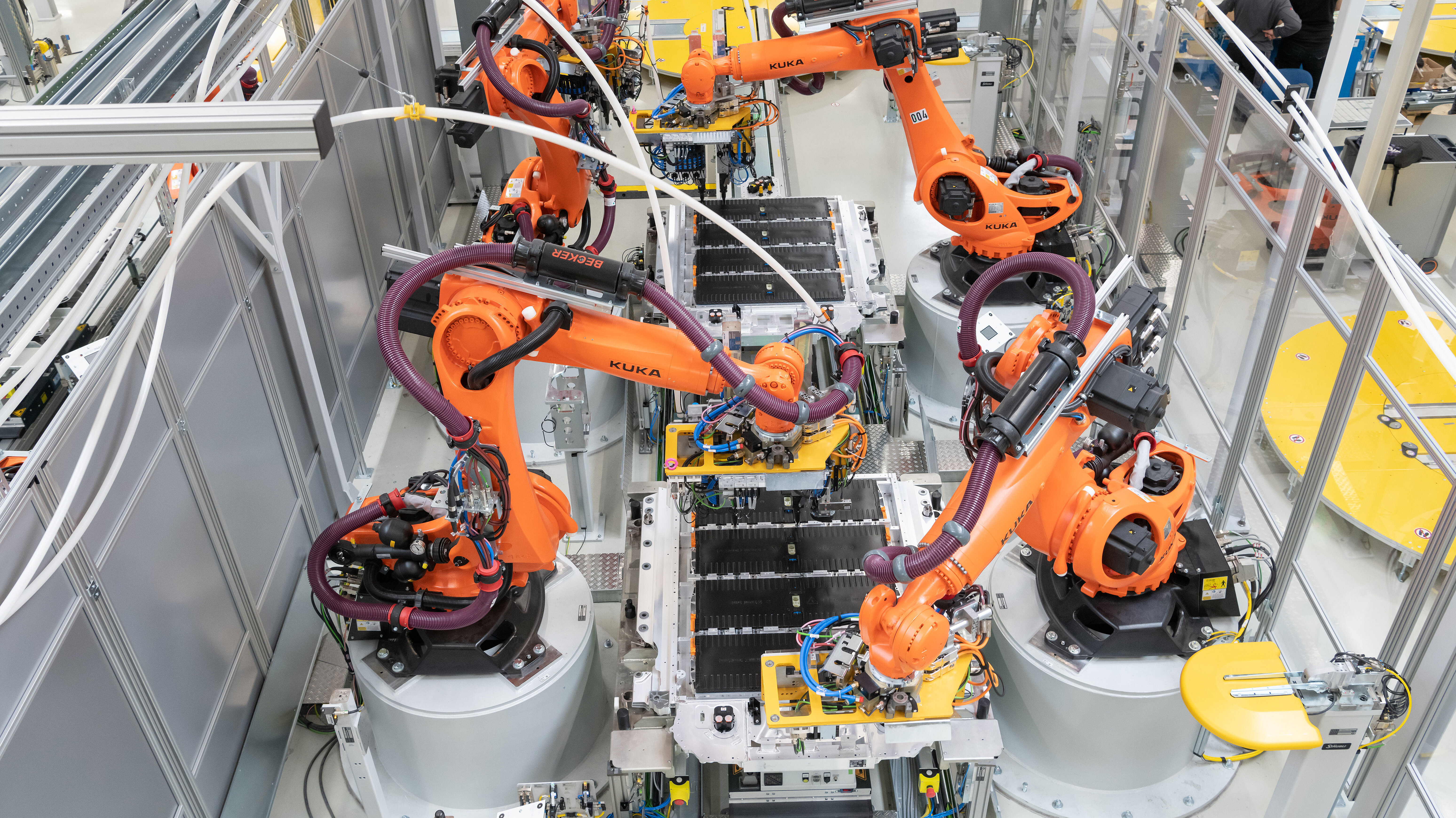 Batterie-Produktion von BMW