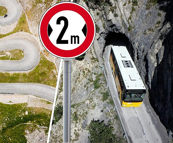 Die engsten Strassen der Schweiz