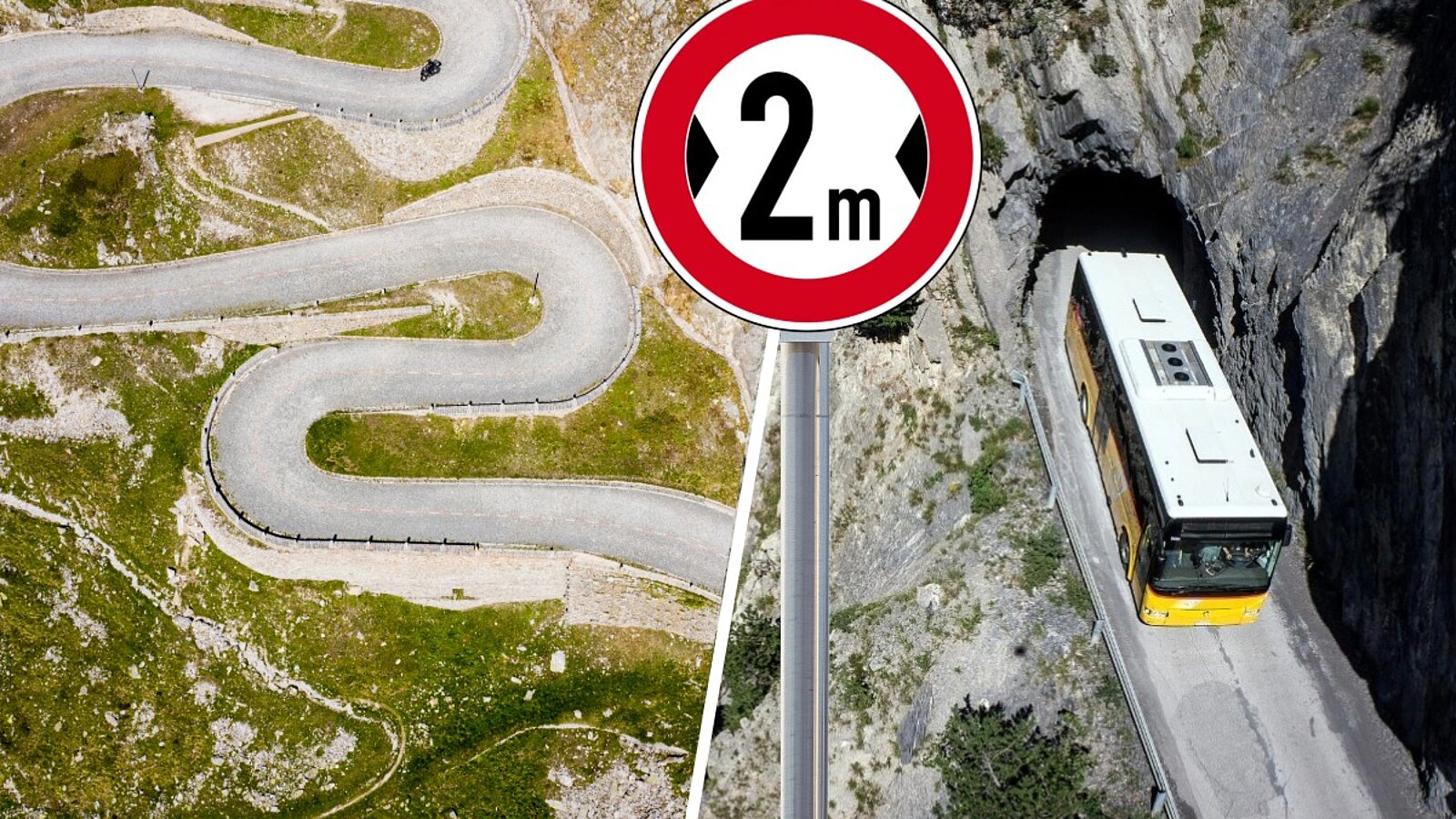 Die engsten Strassen der Schweiz