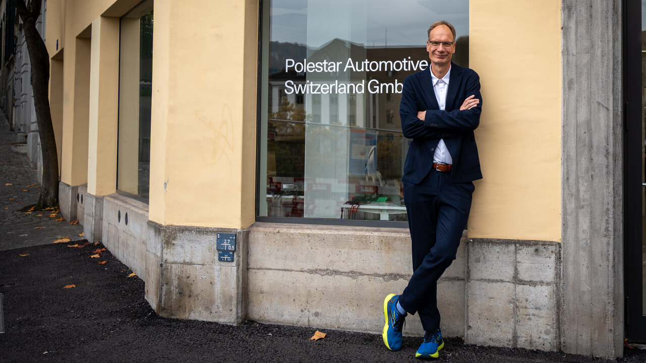 Polestar-Chef Michael Lohscheller am Schweizer Hauptsitz in Zürich