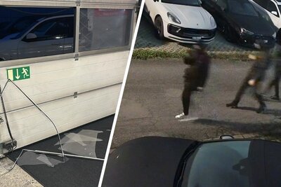 Einbrecher bei einer Schweizer Garage