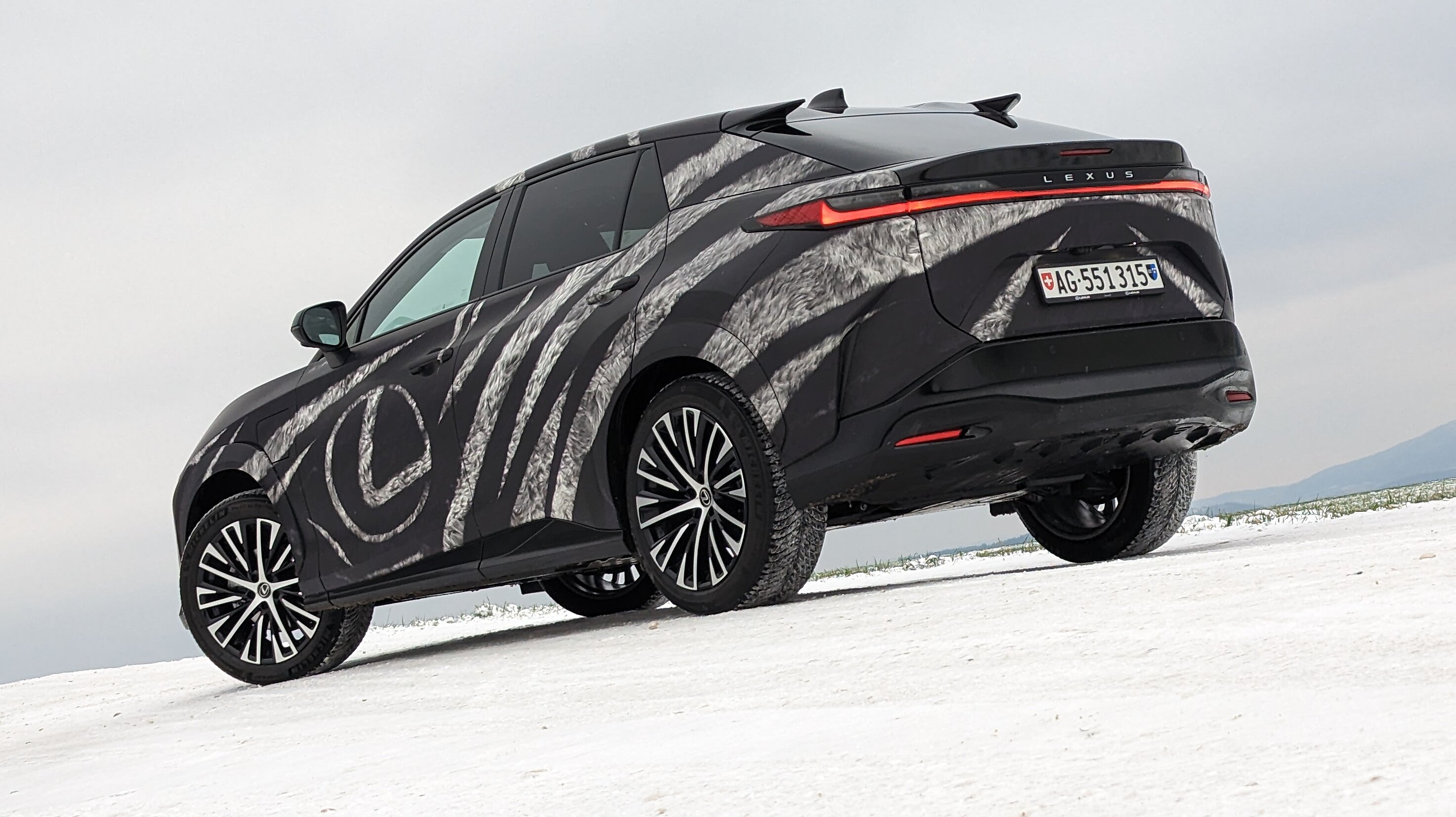 Lexus RZ Von hinten