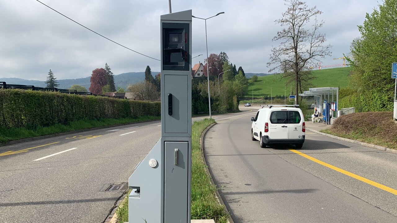 Blitzer an der Frankentalstrasse in Zürich-Höngg