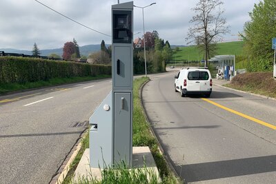 Blitzer an der Frankentalstrasse in Zürich-Höngg