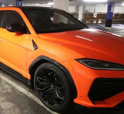 Dieser Lamborghini Urus war auf das Opfer eingelöst. Bild: Kantonspolizei Aargau