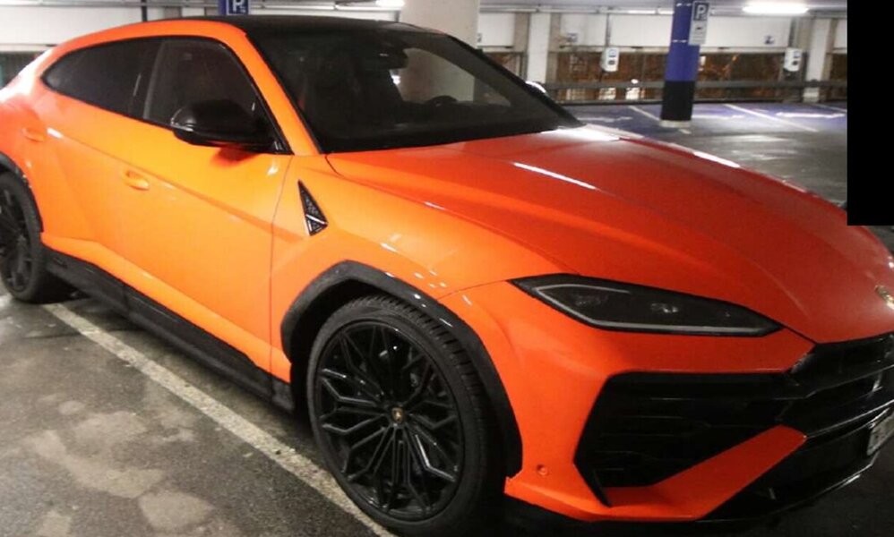 Dieser Lamborghini Urus war auf das Opfer eingelöst. Bild: Kantonspolizei Aargau