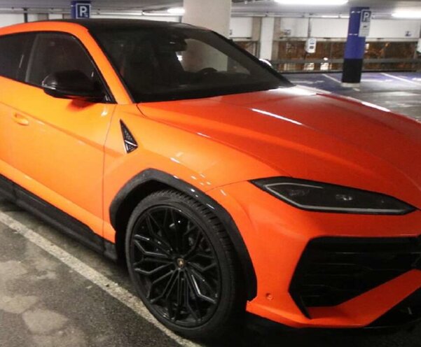 Dieser Lamborghini Urus war auf das Opfer eingelöst. Bild: Kantonspolizei Aargau
