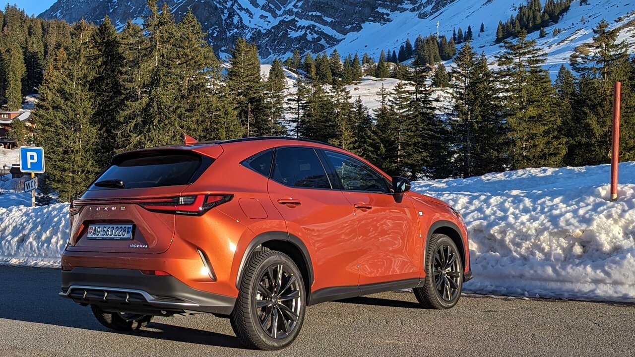 Lexus NX 450h+ von hinten